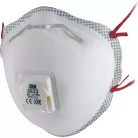 Cerva 3M 8833 FFP3 R D szűrőfélálarc szelepes