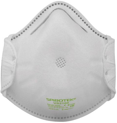 spirotek 07010095 vs2100 részecskeszűrő ffp1 20 db fehér