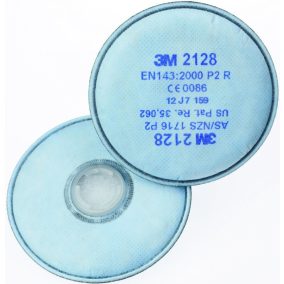 A 3M 2128 p2o3 szűrőbetét nemcsak szilárd és folyadékállagú részecskék, de az ózon légutakba kerülését is megakadályozza.