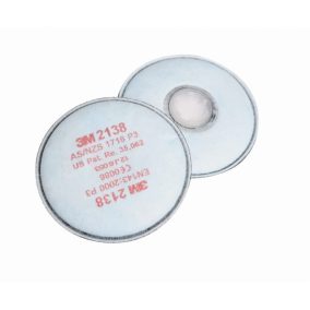 A 3M 2138 p3o3 szűrőbetét bajonettzáras szűrőcsatlakozórendszerű telje sés félálarcokkal kompatibilis.