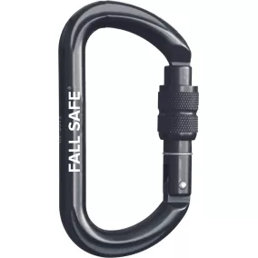 termék:  FALLSAFE karabély oval Alu screw lock FS820