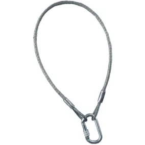 Cerva 08090025 Steel wire anchor sling Flum with carab.