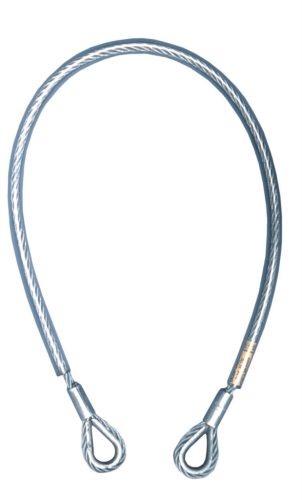 lanex 08100007 pclaz 02 acélkötél hurkokkal - 2 2m
