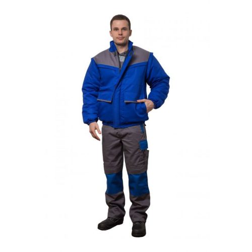 REWEAR 162000 162 extra erős télikabát (kék/szürke, M) M