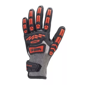 COVERGUARD 1CHIC30 Eurocut impact 200 piros beütődés elleni védőkesztyű (szürke, 9) 9