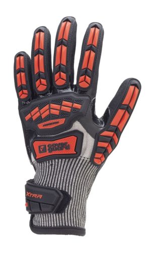 COVERGUARD 1CHIC30 Eurocut impact 200 piros beütődés elleni védőkesztyű (szürke, 8) 8