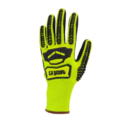 COVERGUARD 1CHIC60 Rend. Eurocut impact 100 sárga beütődés elleni védőkesztyű (sárga, 9) 9