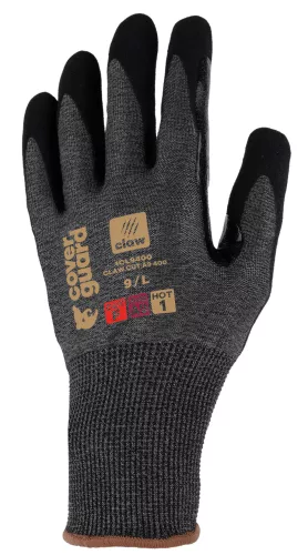Ganteline Claw cut a9 400 dry,g18,tenyéren nitril sandy mártás 8 Fekete