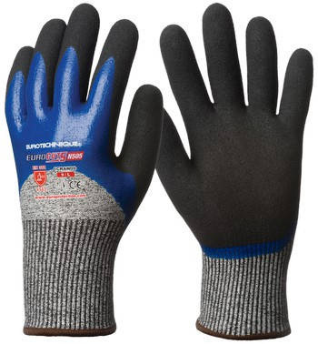 COVERGUARD 1CRAN EUROCUT 5 VÁGÁSBIZTOS, 3/4 HÁT KÉK NITRIL + CSB RÉTEG 7