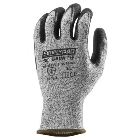 COVERGUARD 1CRNB SC560N vág.biz. kesztyű tenyerén dupla fekete nitril (szürke, 11) 11