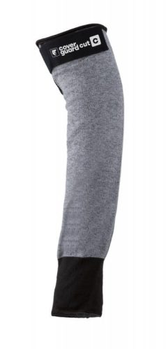 COVERGUARD 1CSLE00 Eurocut vágásbiztos karvédő, cut c 450mm Szürke/Fekete