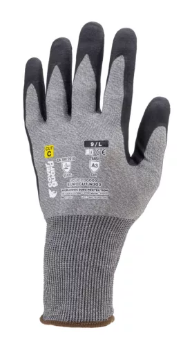 Ganteline EUROCUT N303 MIKROHAB.NITR. TENY. 18G VB. KESZTYŰ 8 Szürke