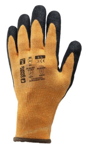 COVERGUARD 1HEDX00 Euroheat Dex hőálló vágásbiztos védőkesztyű (narancs, 10) 10
