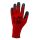 COVERGUARD 1LACE00 Eurolite 1Lace piros kesztyű tenyerén fekete latex 7