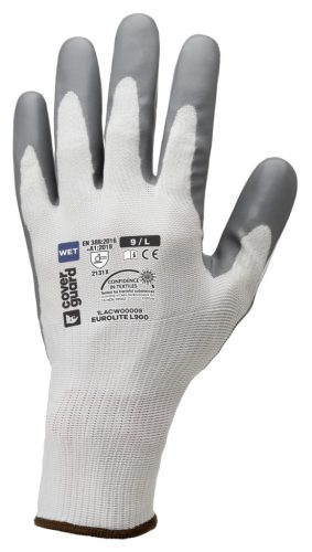COVERGUARD 1LACW00 Eurolite l900 fehér/szürke latex környezetbarát kesztyű 11