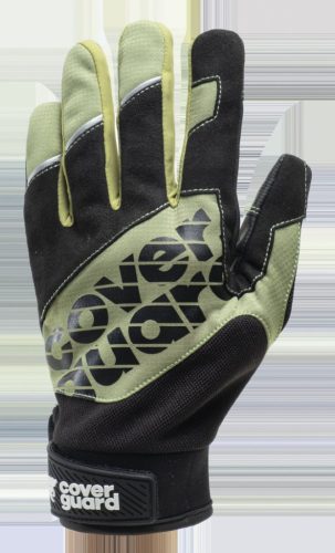 COVERGUARD 1MEDX00 Eurolite mx200 fogásbiztos kesztyű fekete/zöld 11