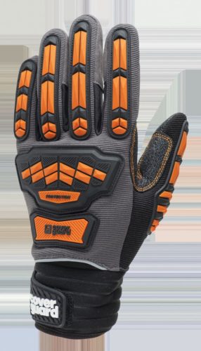 COVERGUARD 1MEHI00 Eurostrong mx600 szürke/narancs kesztyű beütődés ellen 11