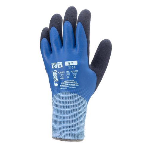 COVERGUARD 1WIND0 Eurowinter L400 HDPE bélelt védőkesztyű (kék, 12) 12