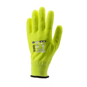 COVERGUARD 1WINY0 Eurowinter f200 sárga bélelt,hab.nit. mártott kesztyű (sárga, 8) 8