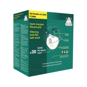 euro-protection 23105 supair ffp1sl nr d paneles 20 db fehér
