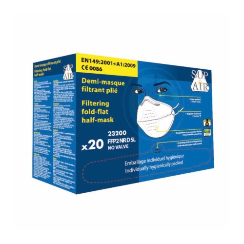 Euro Protection 23200 Supair ffp2sl nr d paneles pormaszk 23200 (fehér, ) 20 db