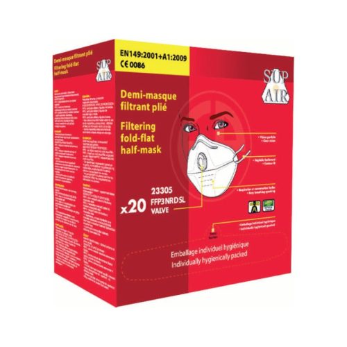 euro-protection 23305 supair ffp3sl nr d paneles 20 db fehér