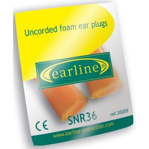 Earline - lekerekített pu füldugó snr 36db