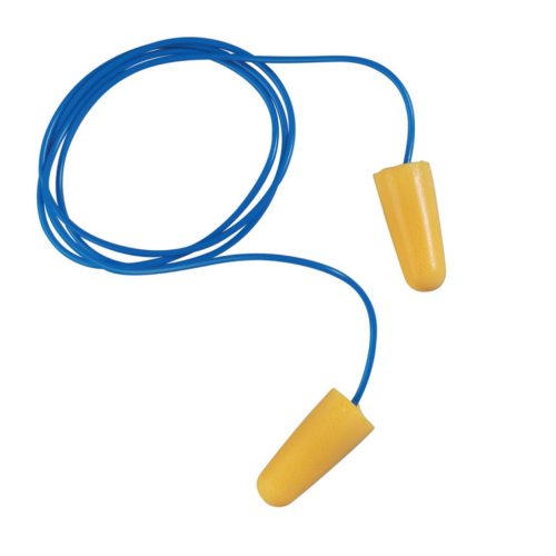 euro-protection 30206 earline - zsinóros pu füldugó snr 36db 150 db sárga