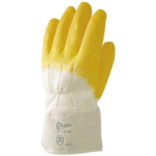 euro-protection 3801 mártott sárga latex 10
