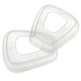 A 3M 501 adapter minimum egy párban rendelhető. Az adapter az előszűrő és a szűrőbetét összekapcsolásával támogatja a felhasználó egészségét.