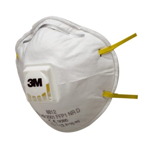 3M 8812 ffp1s részecskeszűrő szelepes félálarc