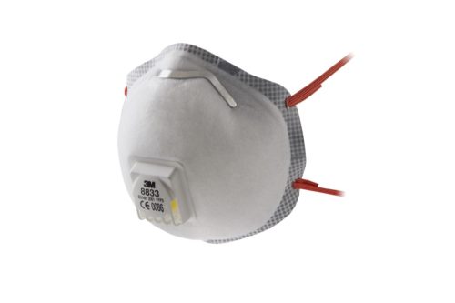 3m 8833 8833b ffp3 részecskeszűrő félálarc 10 db nincs adat