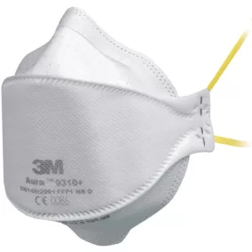 Ganteline 3M 9310+ AURA FFP1 RÉSZECSKESZŰRŐ FÉLÁLARC, 240 DB/KRT Fehér
