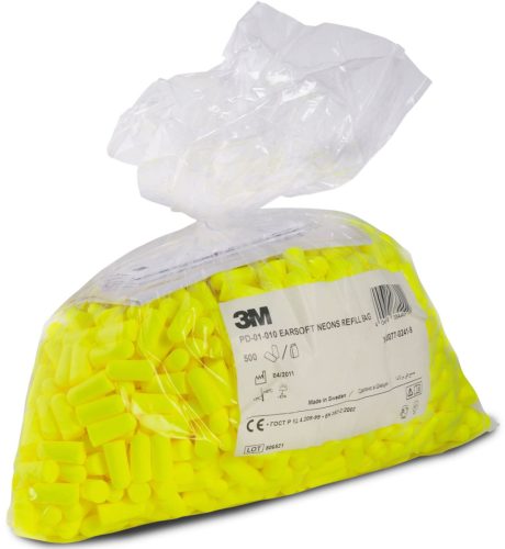 3M MO3M_PD-01-010 3M pd-01-010 earsoft top upfüldugó, neon, 2000 pár/krt (1000 db) 1000 db
