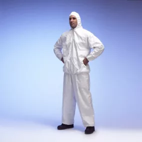 dupont 40312-15 tyvek kapucnis cipzáros dzseki l fehér