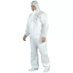 euro-protection 44103-05 td háromrétegű sms pp kapucnis overál xxl fehér