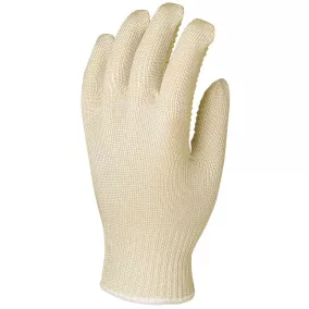 Kötött vékony fehér abralon/nylon kesztyű