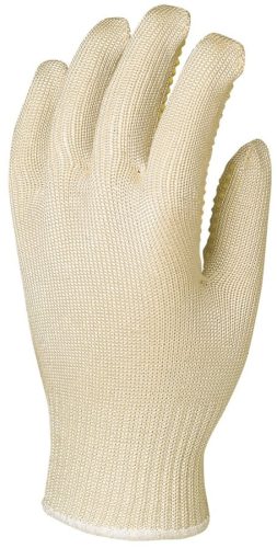 Kötött vékony fehér abralon/nylon kesztyű