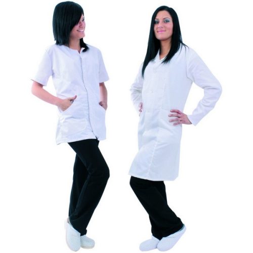 ganteline 45880-86 női köpeny hosszú ujjú fehér xs