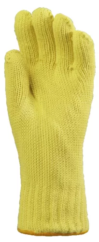 Ganteline KÖTÖTT SÁRGA KEVLAR KESZTYŰ, 35 CM, PAMUT BELSŐ Sárga