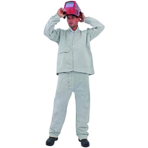 euro-protection 57455-59 hegesztő bőrkabát 3xl szürke