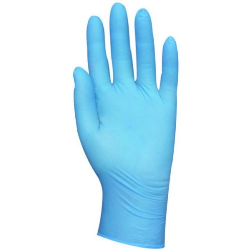 ganteline 5906-12b nitril kék vizsgálókesztyű s -100 db