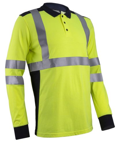 COVERGUARD 5EKH160 Ekhi hosszú ujjú Fluo sárga lángálló és ant. póló 2XL