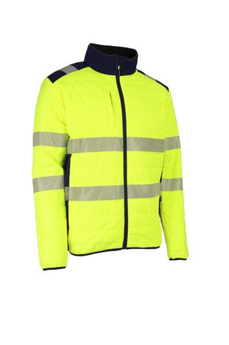 COVERGUARD 5FLA160 Flake Fluo sárga/sötétkék thermo dzseki S
