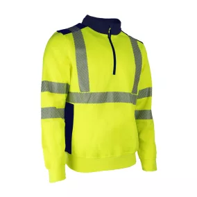 Ganteline FRISS FLUO SÁRGA/SÖTÉTKÉK PULÓVER 3XL Láthatósági sárga