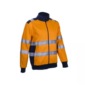 COVERGUARD 5GOK17 GOKKAN HI-VIS NARANCS CIPZÁRAS PULÓVER (HV narancs, 3XL) 3XL