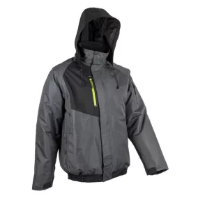 COVERGUARD 5GOM450 GOMA SZÜRKE-FEKETE RIPSTOP TÉLI DZSEKI KAPUCNIVAL (szürke/fekete, XXXL) XXXL