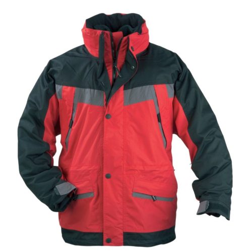 Euro Protection 5ICEB Iceberg 3/1-ben piros/fekete kabát (piros/fekete, S) S