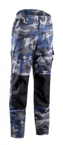 COVERGUARD 5KMP090 Kammo terepszínű/kék elasztikus deréknadrág S