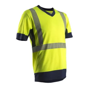 Ganteline KOMO II HI-VIZ SÁRGA RÖVID UJJÚ PÓLÓ CO/PES GRS 4XL Láthatósági sárga